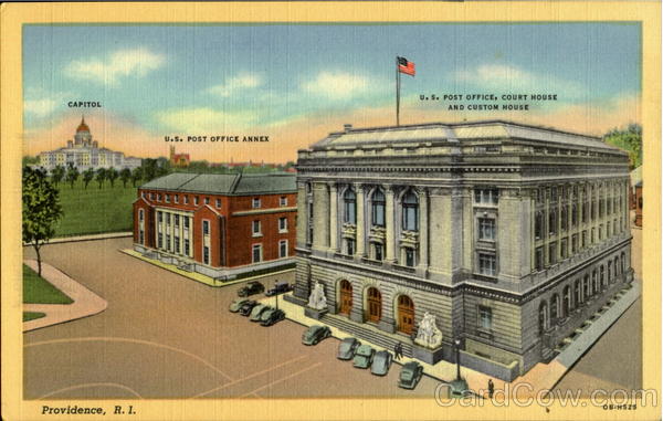 U. S. Post Office Court House And Custom House Providence Rhode Island