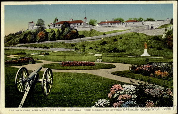 The Old Fort And Marquette Park Mackinac Island Michigan