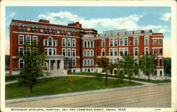 Methodist Episcopal Hospital, 36th And Cumming Streets Omaha Nebraska