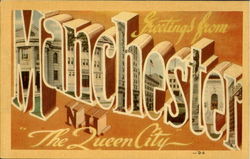 Greetings From Manchester New Hampshire Postcard Postcard