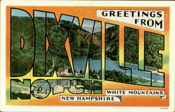 Greetings From Dixville Notch New Hampshire Postcard Postcard