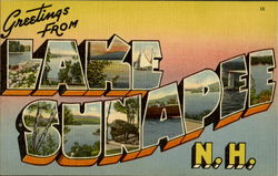 Greetings From Lake Sunapee New Hampshire Postcard Postcard
