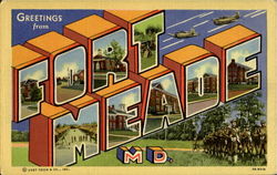 Greetings From Fort Meade Maryland Postcard Postcard