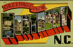 Greetings From Montreat Postcard