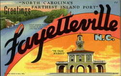 Greetings From Fayetteville North Carolina Postcard Postcard