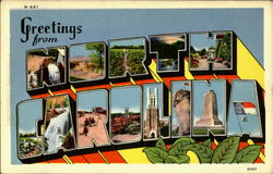Greetings From North Carolina Postcard