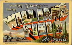 Greetings From Williams Field Arizona Postcard Postcard