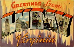 Greetings From Luray Virginia Postcard Postcard