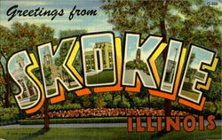 Greetings From Skokie Postcard