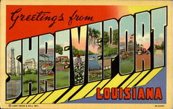 Greetings From Shreveport Postcard