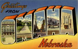 Greetings From Omaha Nebraska Postcard Postcard