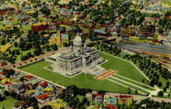State Capitol From The Air Postcard