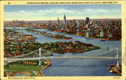 Triborough Bridge New York City, NY Postcard Postcard