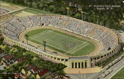 Buffalo's Civic Stadium New York Postcard Postcard