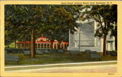 Band Stand, Ontario Beach Park Postcard