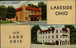 Lakeside Ohio On Lake Erie Postcard