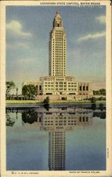 Louisiana State Capitol Baton Rouge, LA Postcard Postcard