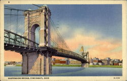 Suspension Bridge Postcard