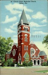 Church Street Methodist Church Postcard