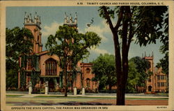 Trinity Church And Parish House Columbia, SC Postcard Postcard