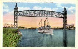 New Railroad Bridge Over Cape Cod Postcard