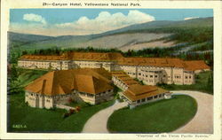 Canyon Hotel, Yellowstone National Park Postcard