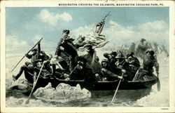 Washington Crossing The Delaware, Washington Croosing Park Presidents Postcard Postcard