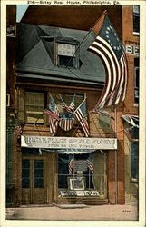 Betsy Ross House Postcard