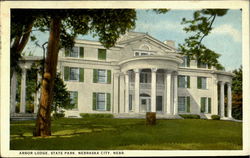 Arbor Lodge, State Park Postcard