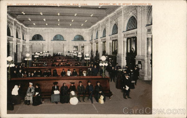 Interior of Grand Central Station New York City