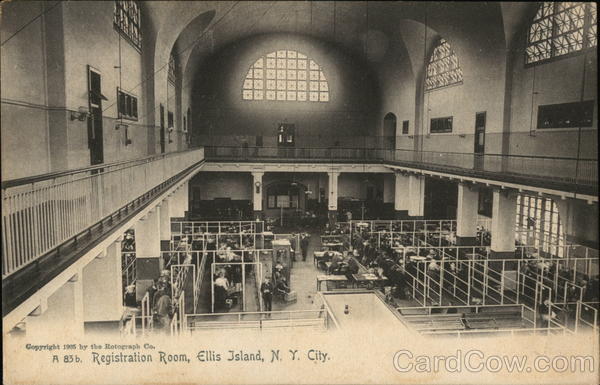 Registration Room, Ellis Island New York City
