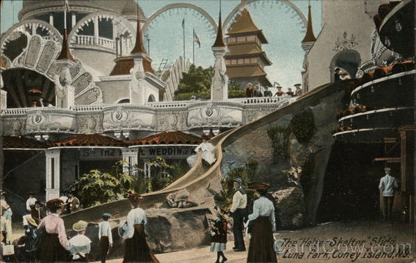 The Helter Skelter Slide, Luna Park Coney Island New York