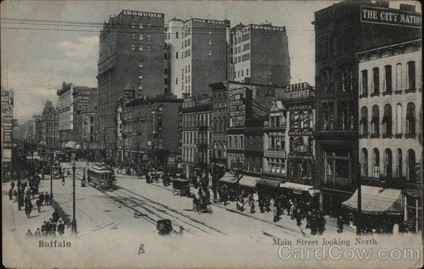 Main Street Looking North Buffalo New York