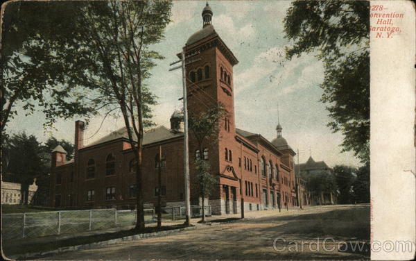 Convention Hall Saratoga New York