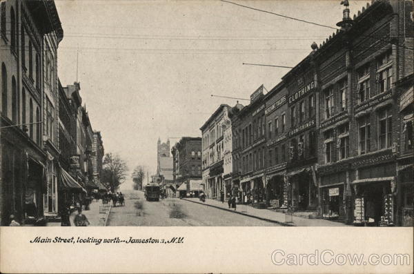 Main Street, looking North Jamestown New York