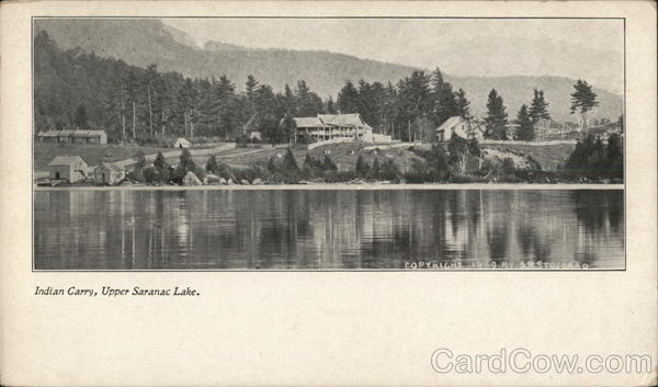 Indian Carry, Upper Saranac Lake New York