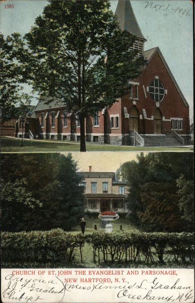 Church of St. John the Evangelist and Parsonage New Hartford New York
