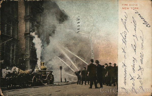 Fire Scene New York City