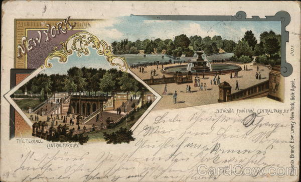 The Terrace, Bethesda Fountain, Central Park New York City