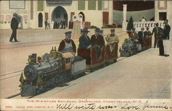 The Miniature Railroad, Dreamland Coney Island New York