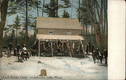 Camp on Schoodic Lake Camp on Schoodic Lake