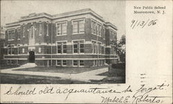 New Public School Moorestown, NJ Postcard Postcard 