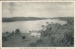 Green Pond Hotel and Lake Newfoundland, NJ Postcard Postcard 
