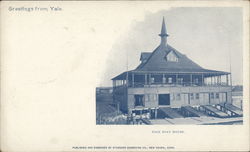 Yale Boat House, Yale University Postcard