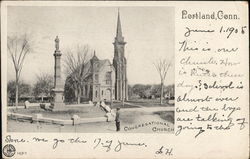 Congregational Church Portland, CT Postcard Postcard Postcard