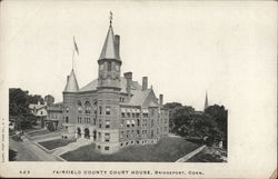 Fairfield County Court House Postcard