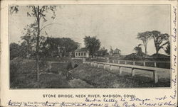 Stone Bridge, Neck River Postcard