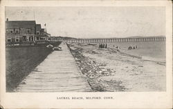 Laurel Beach Milford, CT Postcard Postcard Postcard
