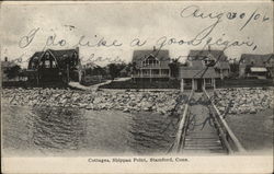 Cottages, Shippan Point Stamford, CT Postcard Postcard Postcard