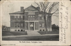 The North School Torrington, CT Postcard Postcard Postcard